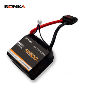 BONKA 12500mAh 200C 2S8P 7.4V Drag Pack for RC Car